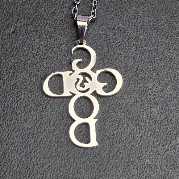 "God Is Good" Cross Pendant Necklace (NWOT) - Picture 2 of 4